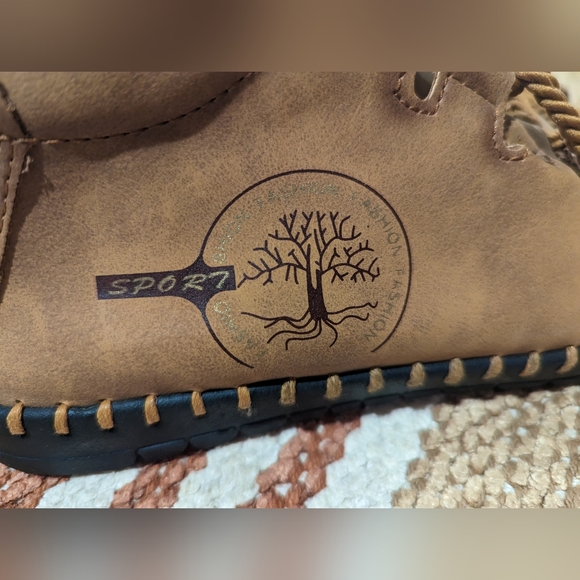 Casual Men Shoe Driving Split Leather Shoes Men Loafers Moccasins Tooling Shoes - Picture 5 of 8